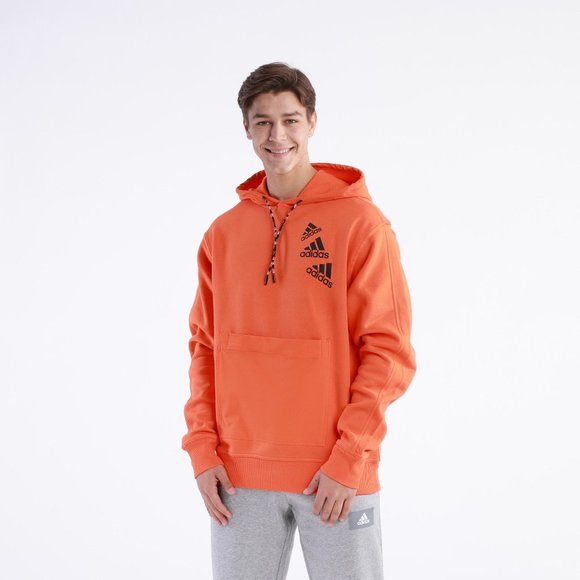 Adidas Men's Essentials BrandLove Fleece Hoodie HL9385 Size XL - Picture 3 of 13